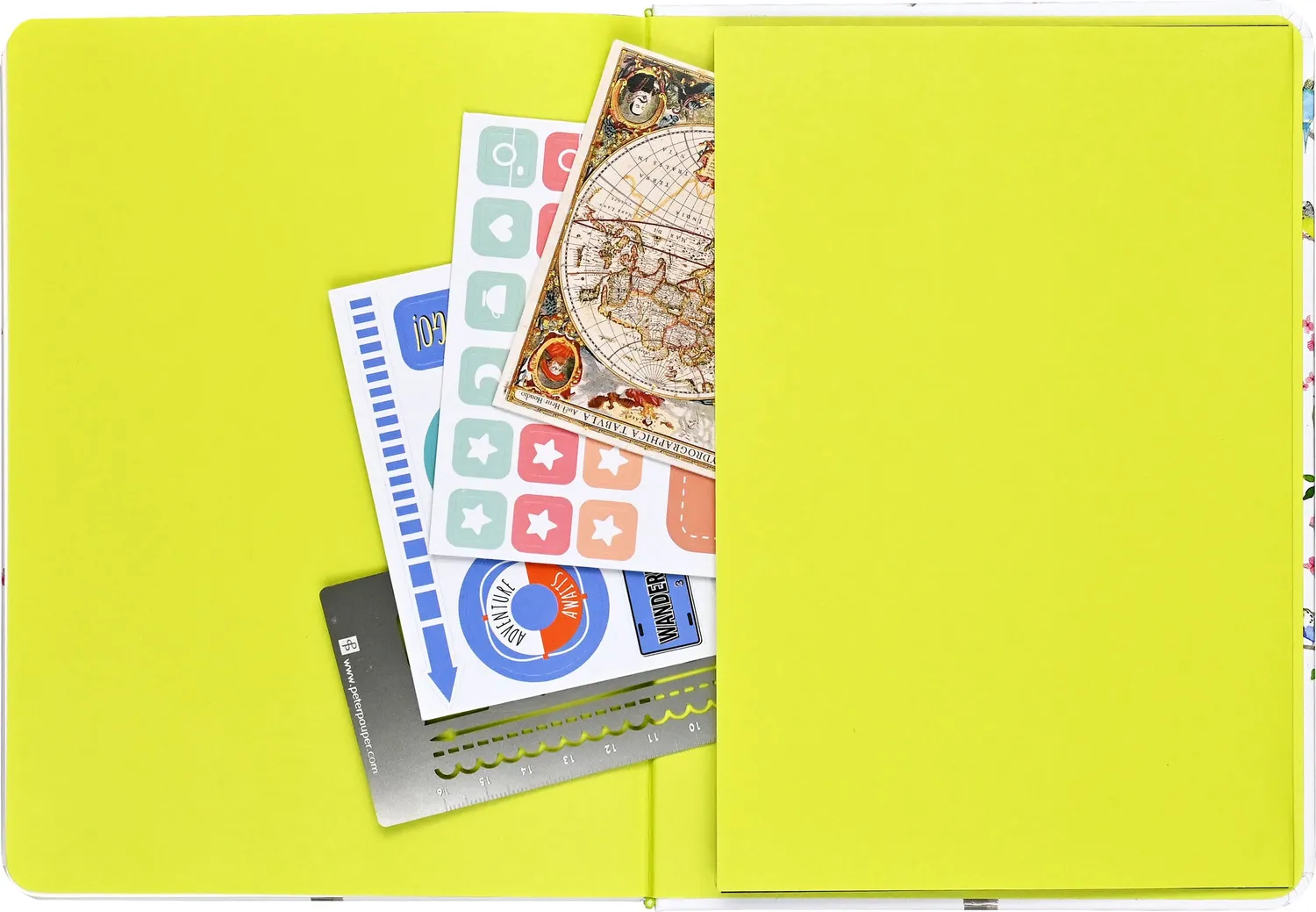 Peter Pauper Press Tree of Budgies notatbok 160 sider