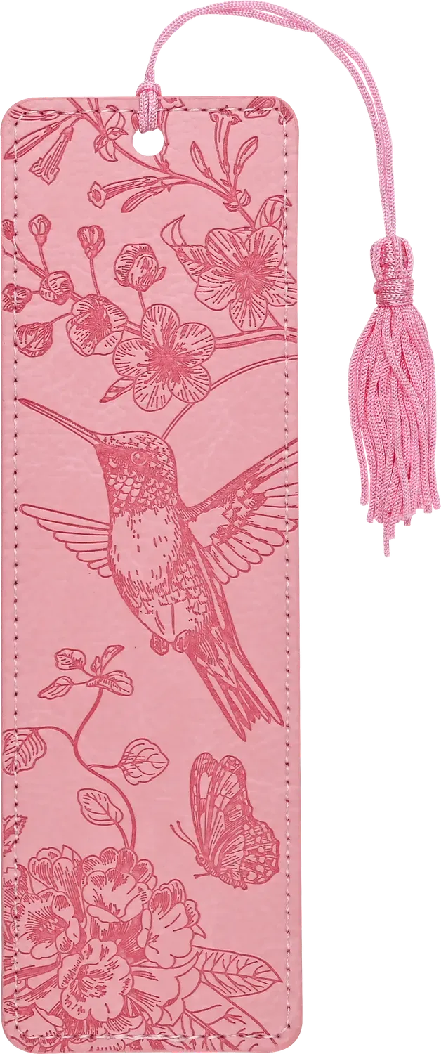 Peter Pauper Press Hummingbird bokmerke veganskinn dusk