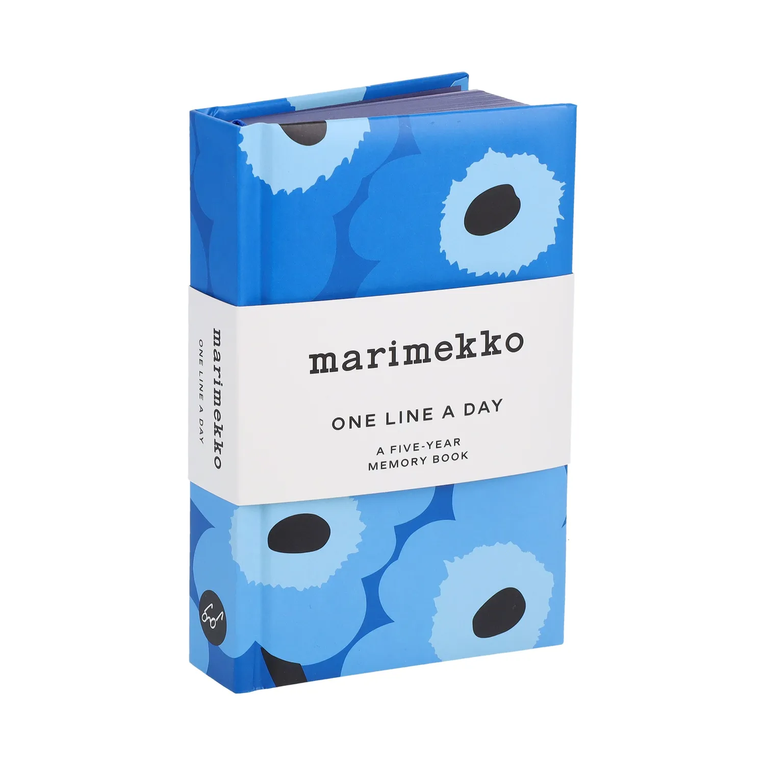 Marimekko One Line a Day dagbok fem år Blue Unikko