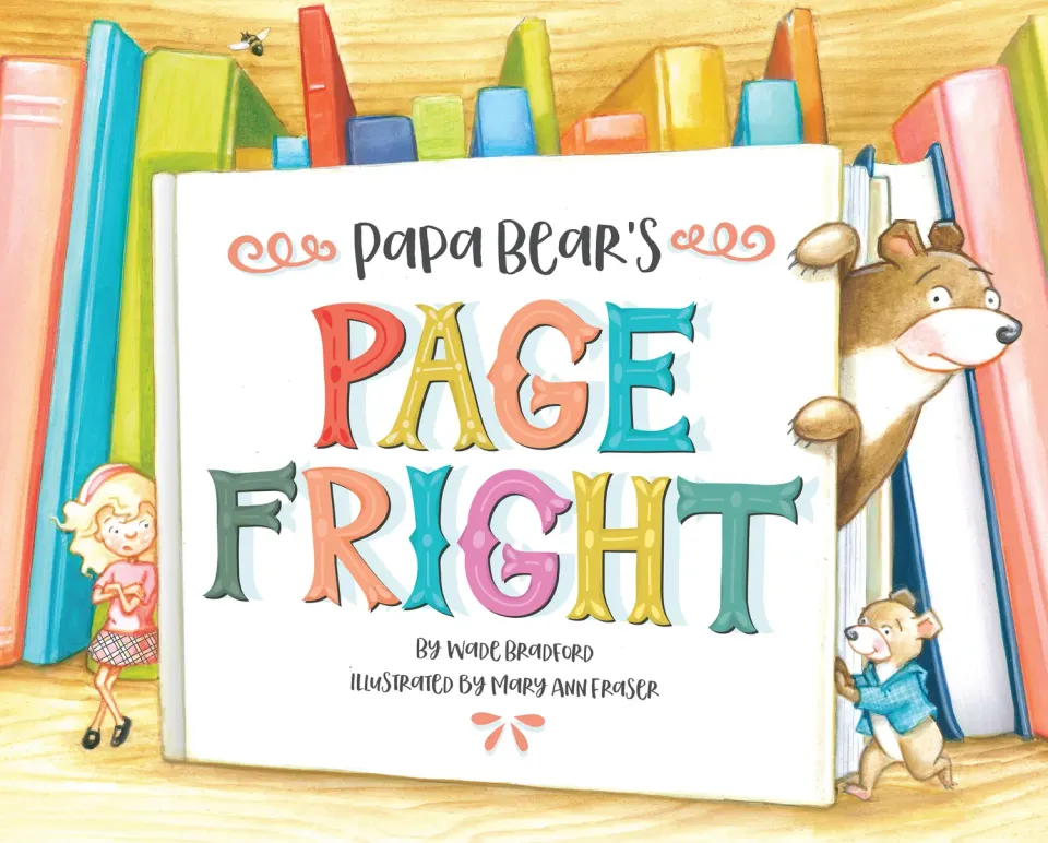 Wade Bradford Papa Bear's Page Fright bildebok innbundet