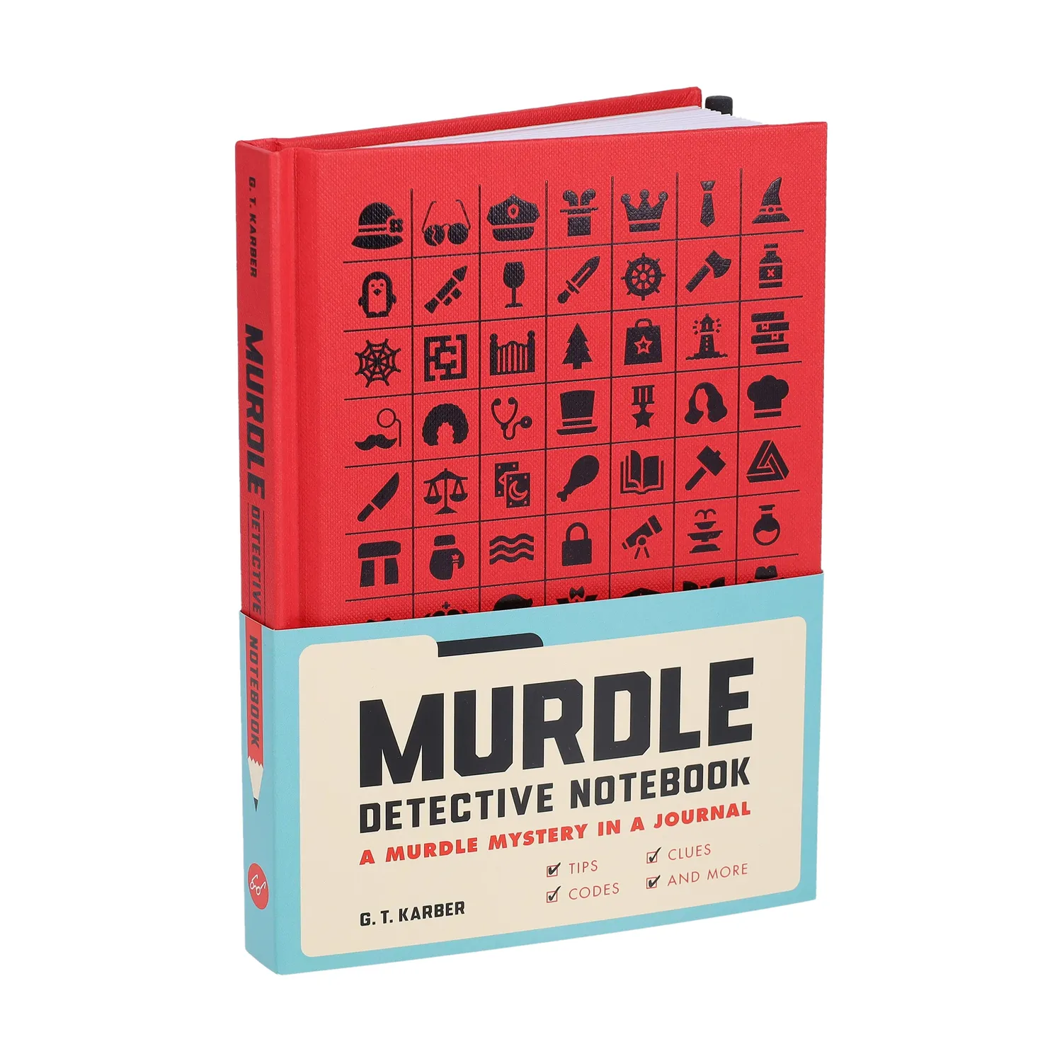 Abrams Murdle Detective Notebook notatbok med blyant