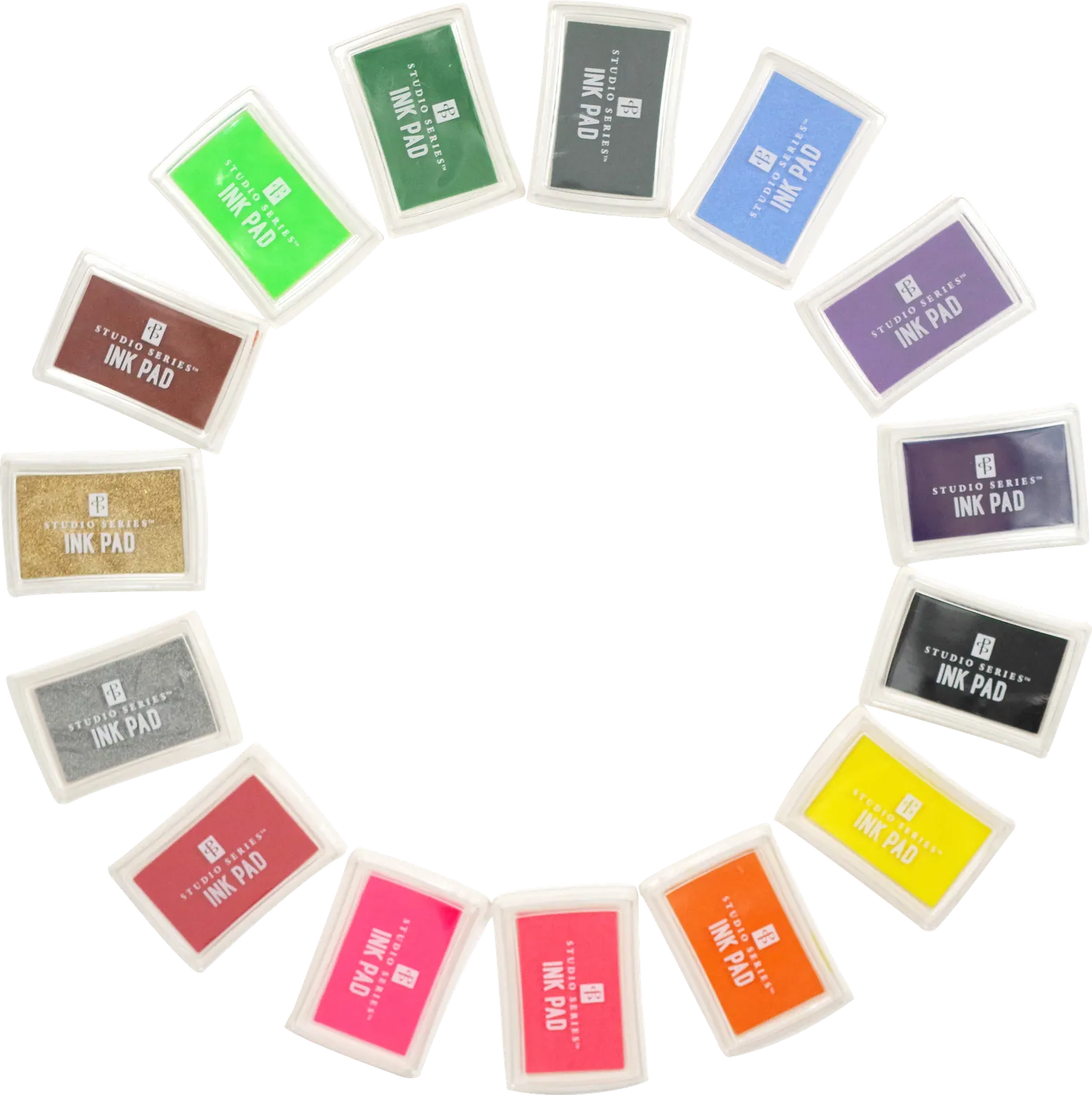 Peter Pauper Press Studio Series stempelputesett 15 farger dye