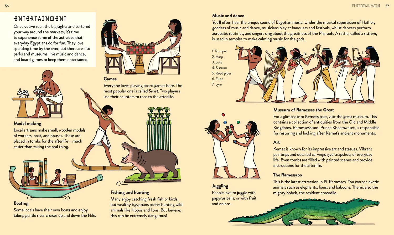 Abrams and Chronicle Tiny Tours Ancient Egypt reisebok pocket oldtid