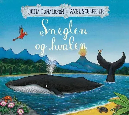 Bokia Sneglen og hvalen innbundet bildebok akseptabel brukt