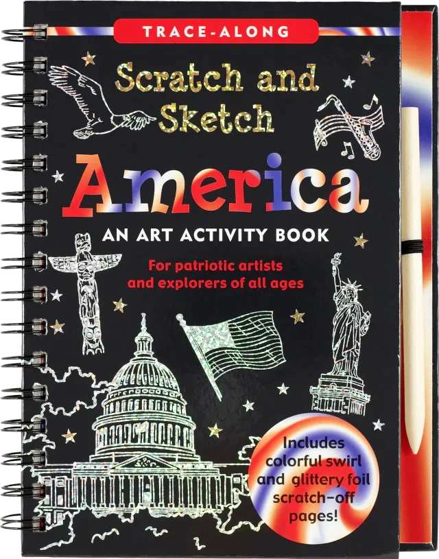 Peter Pauper Press Scratch and Sketch America skrapebok