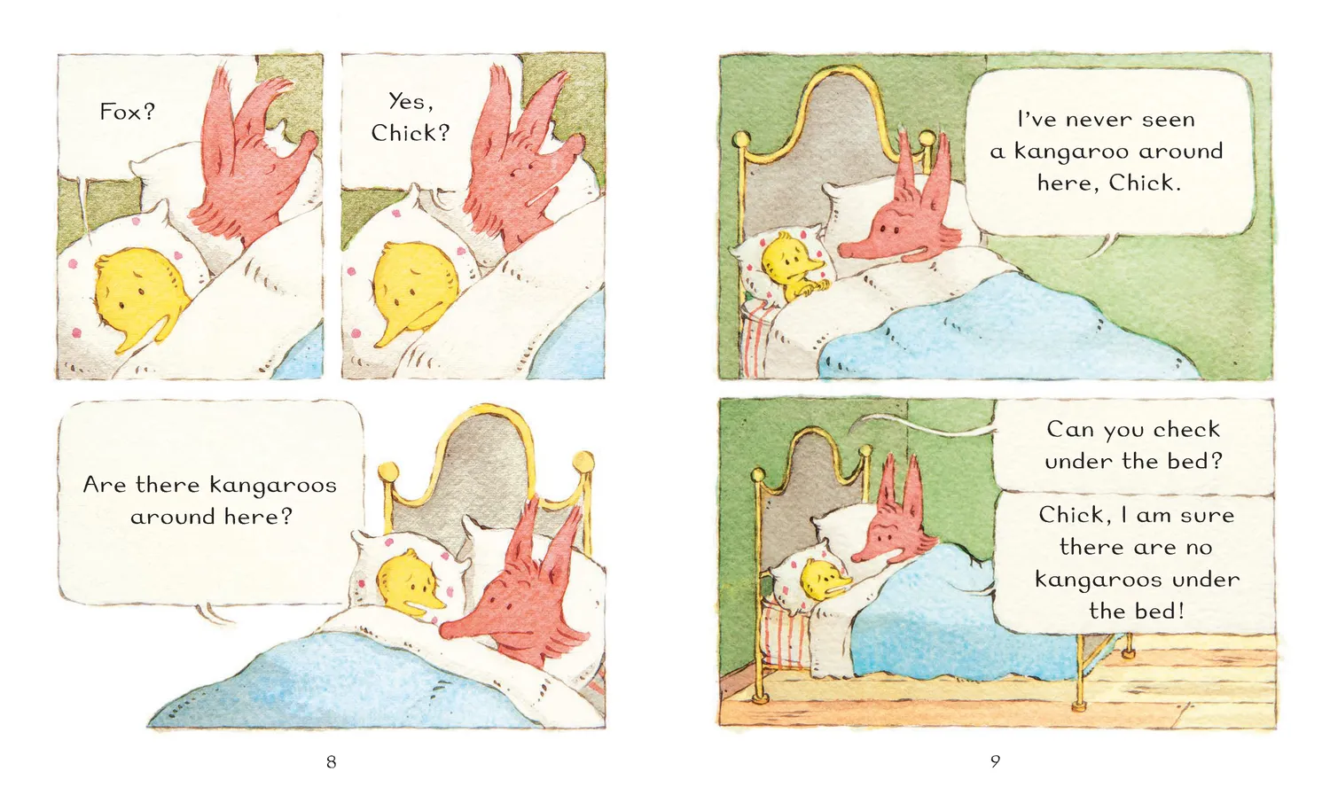 Fox & Chick The Sleepover pocket 5-8 år