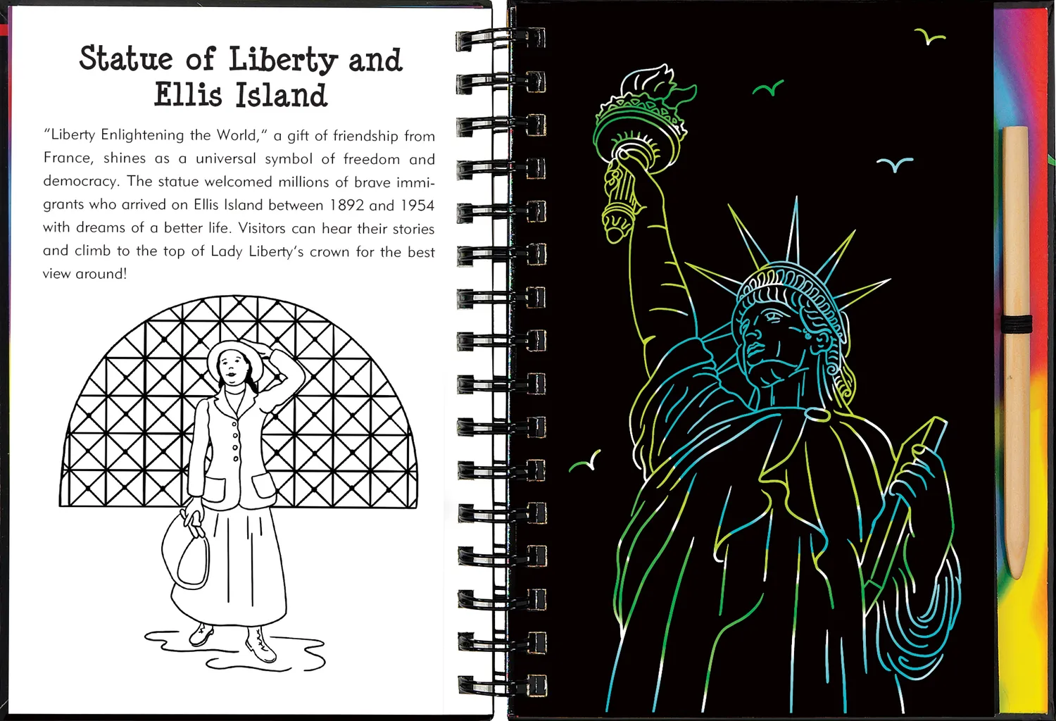 Peter Pauper Press Scratch and Sketch New York skrapebok