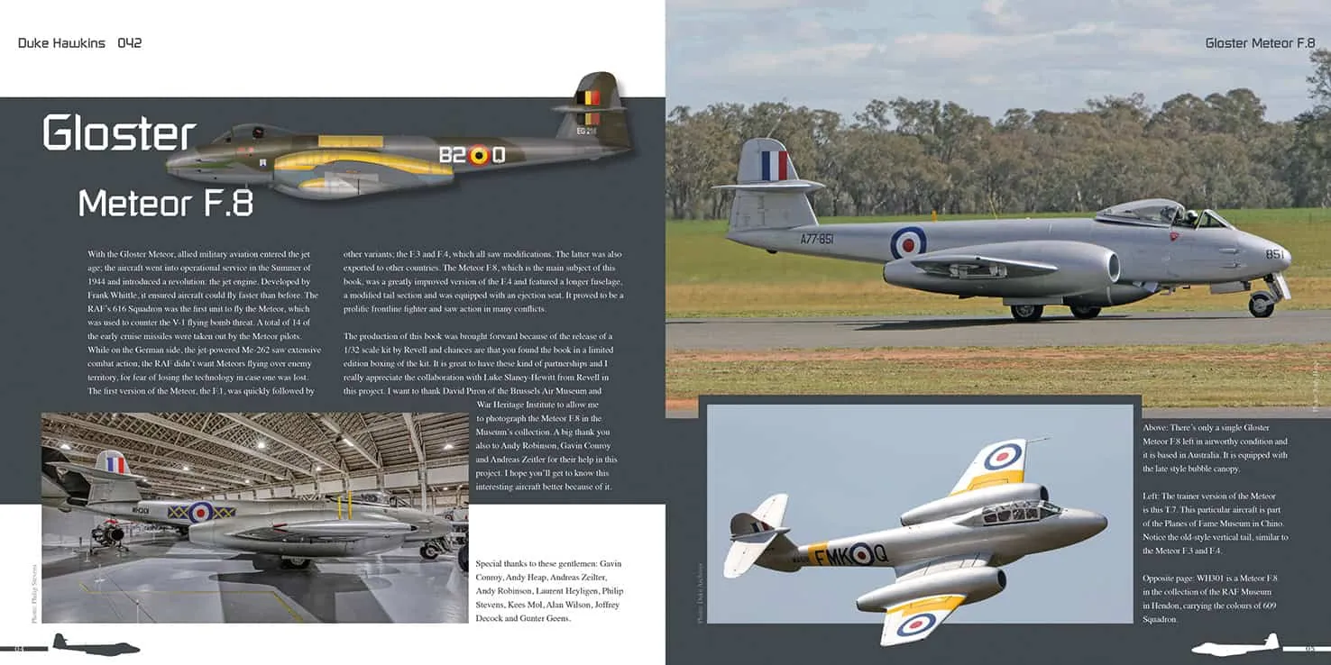 Duke Hawkins Gloster Meteor F.8/FR.9 bok 84 sider