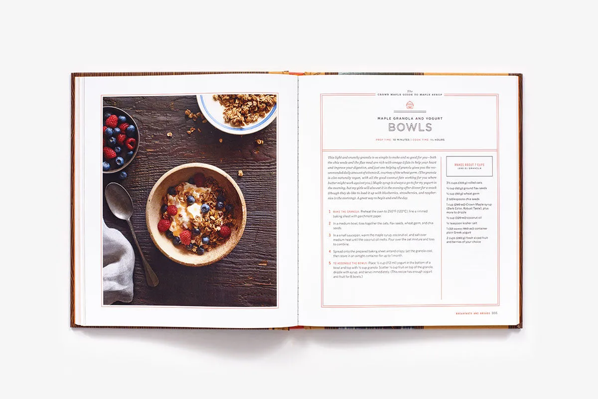 Abrams & Chronicle Books The Crown Maple Guide to Maple Syrup innbundet kokebok