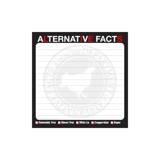 Peter Pauper Press Alternative Facts notatblokk 60 ark gave