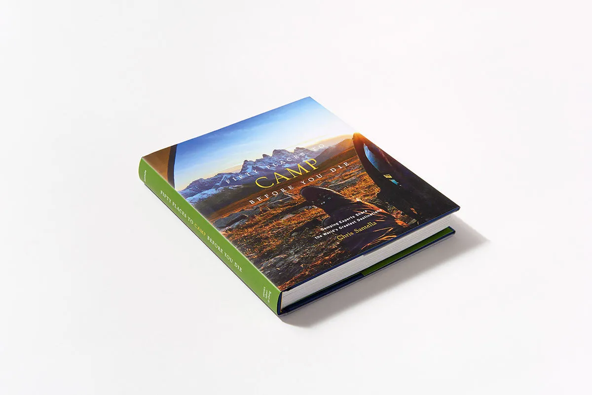 Abrams Fifty Places to Camp Before You Die innbundet campingbok
