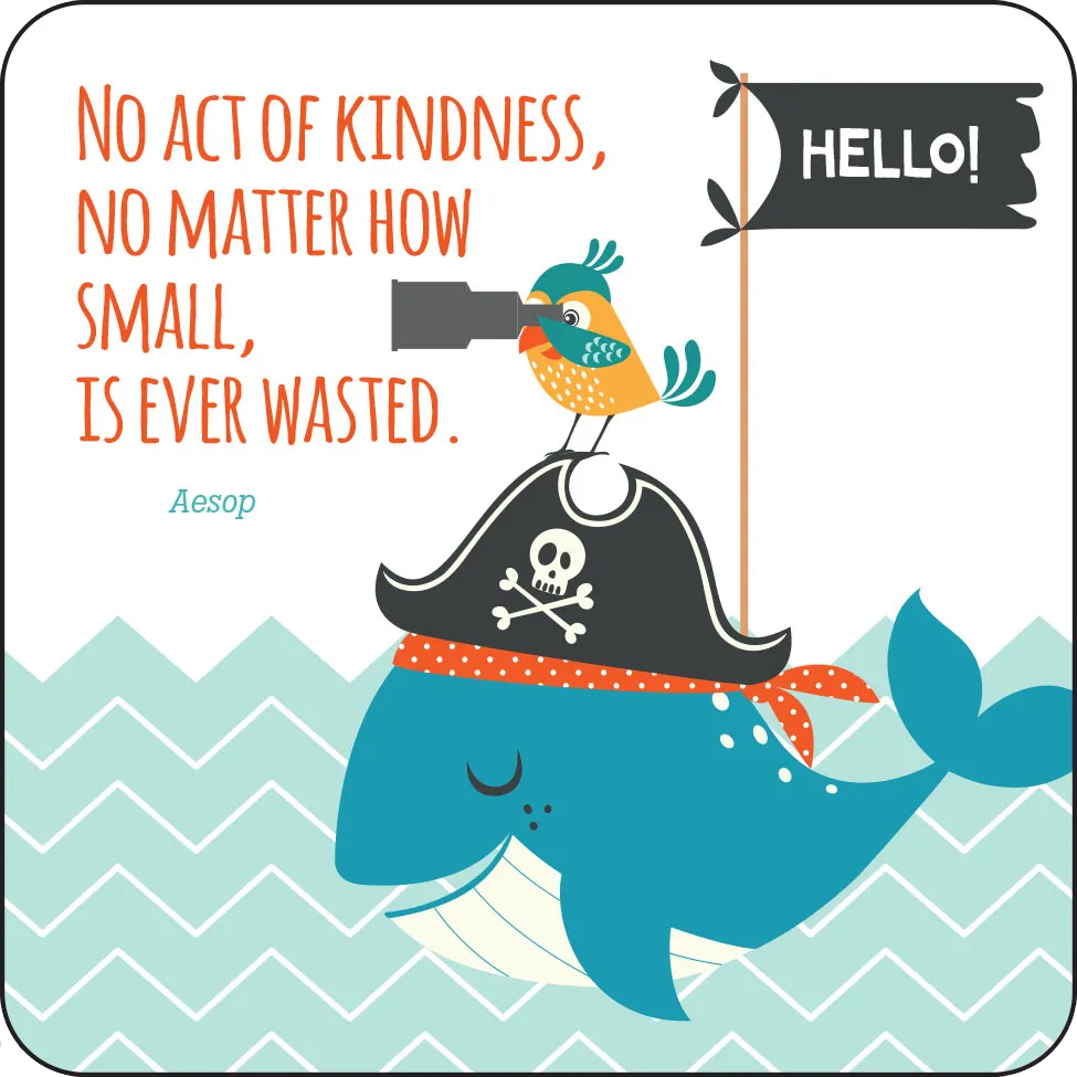 Peter Pauper Press Kindness matpakkelapper 60 stk barn