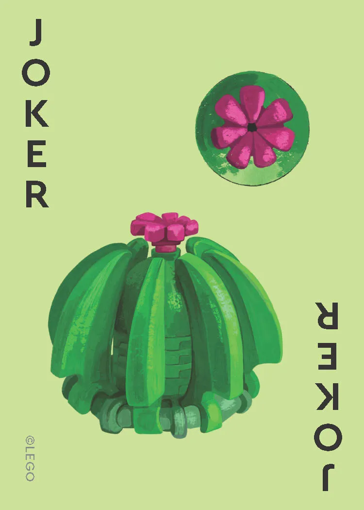 LEGO Botanical spillkort 2 kortstokker blomster