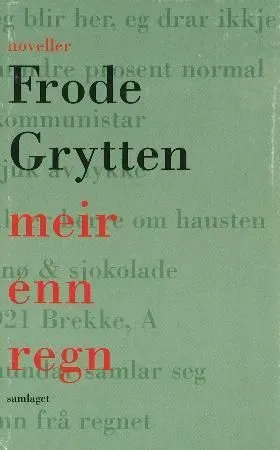 Bokia Meir enn regn innbundet pent brukt – noveller