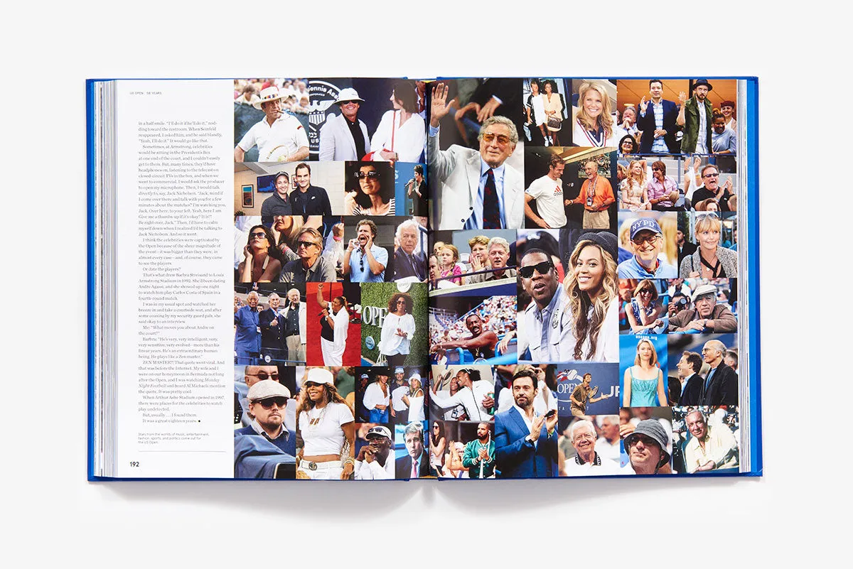 Abrams US Open 50 Years innbundet tennisbok jubileumsutgave