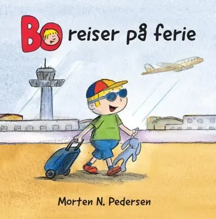Bokia Bo reiser på ferie billedbok innbundet akseptabel brukt
