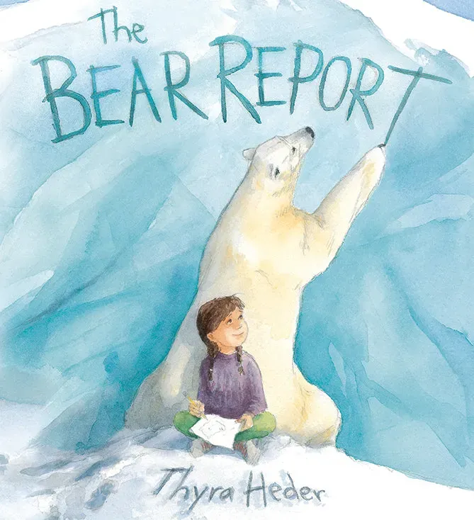 Abrams The Bear Report barnebok innbundet isbjørn