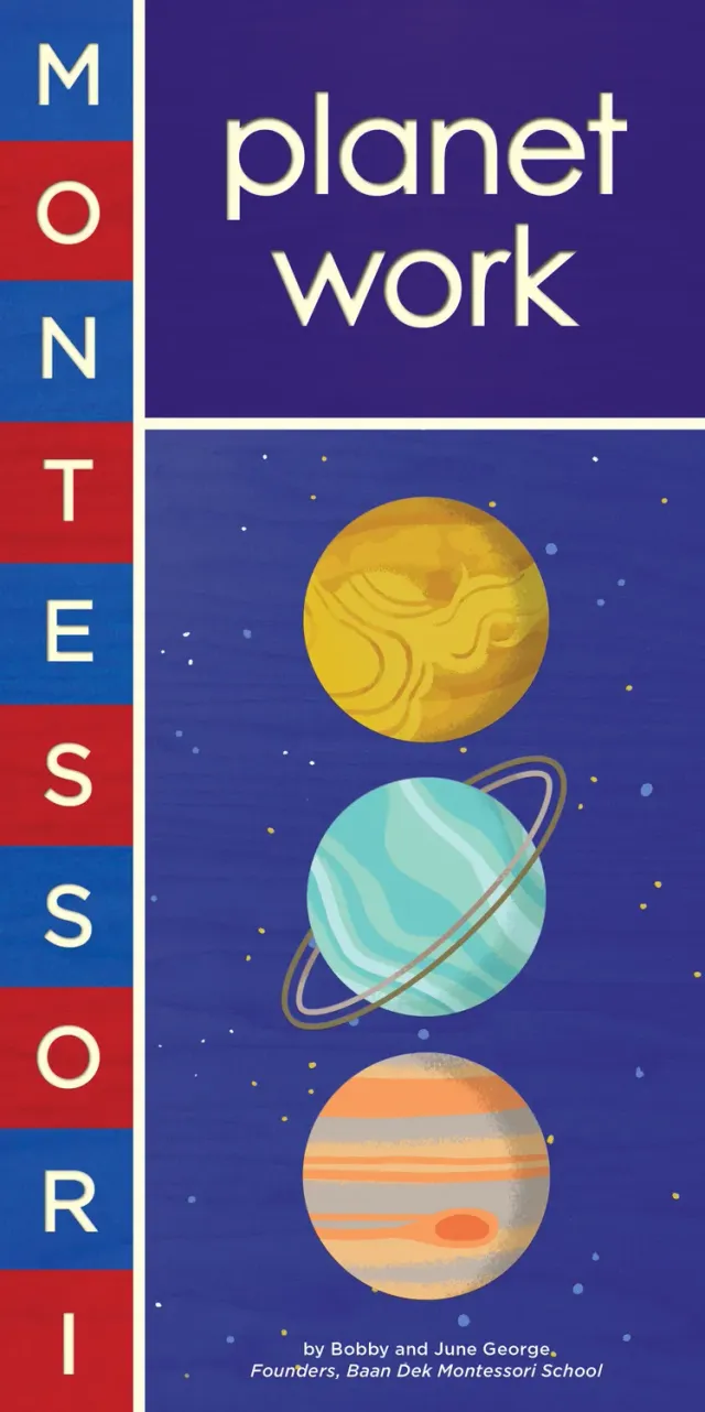 Abrams and Chronicle Montessori Planet Work pekebok 3-5 år taktil