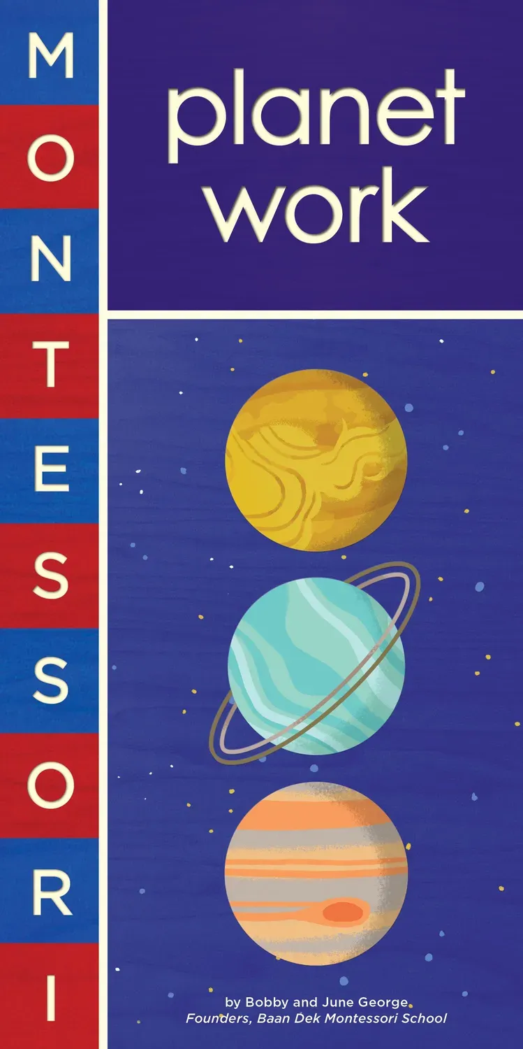 Abrams and Chronicle Montessori Planet Work pekebok 3-5 år taktil