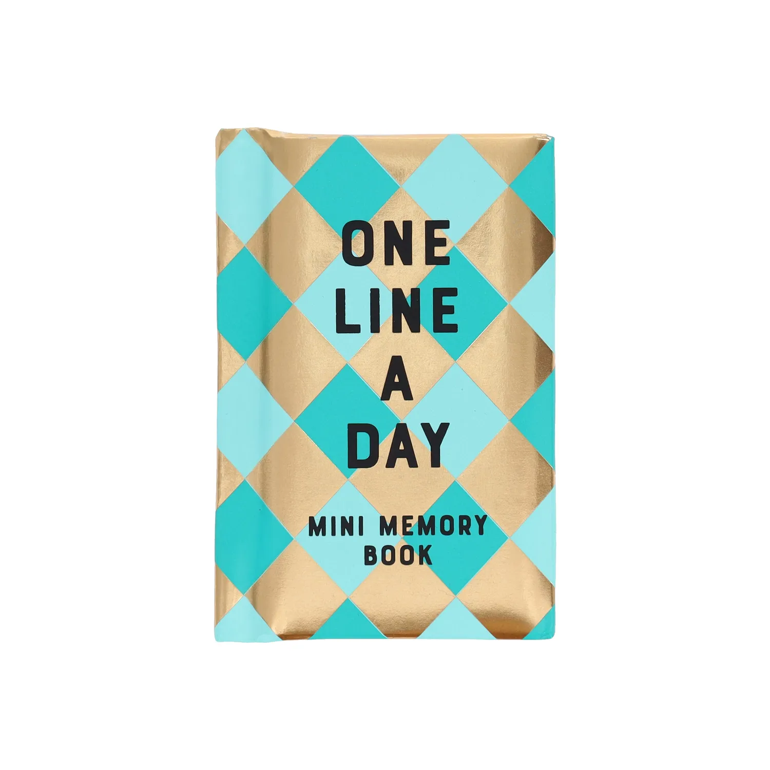 One Line a Day Mint Diamond Mini minnebok ett år
