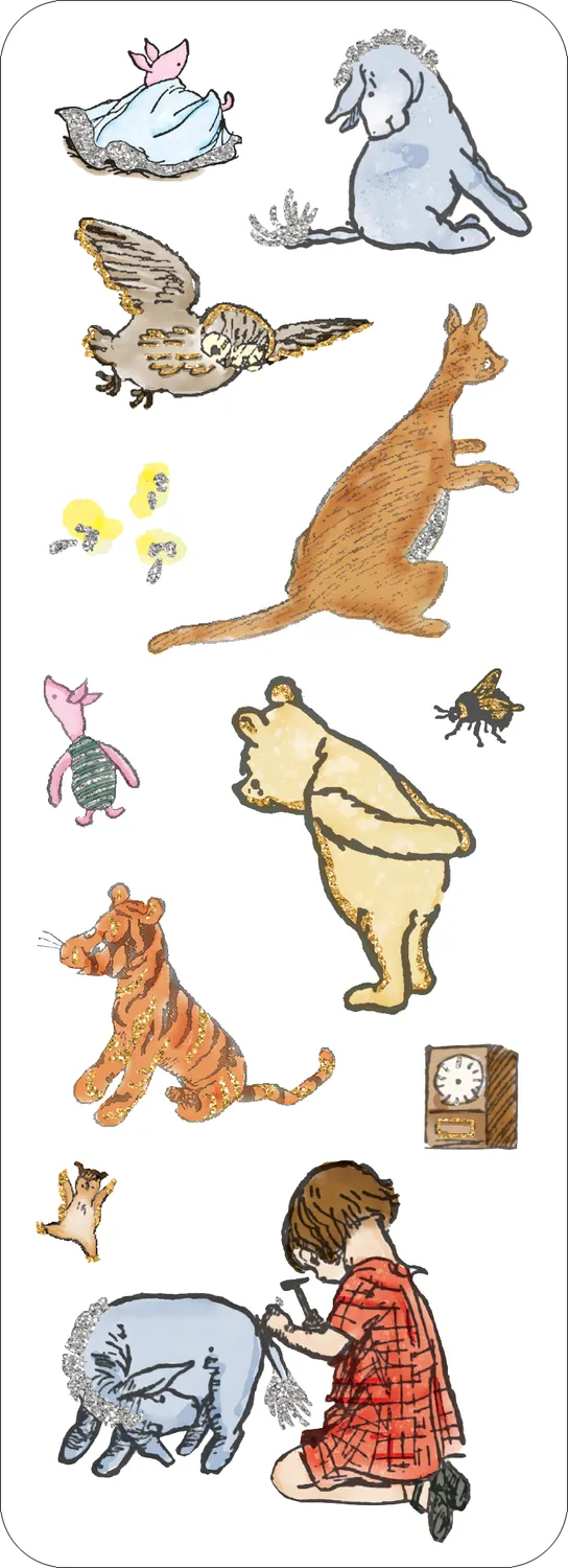 Peter Pauper Press Winnie-the-Pooh klistremerkesett 65 stk