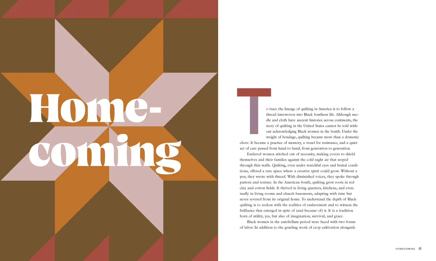 Stories in the Seams quiltebok innbundet historie