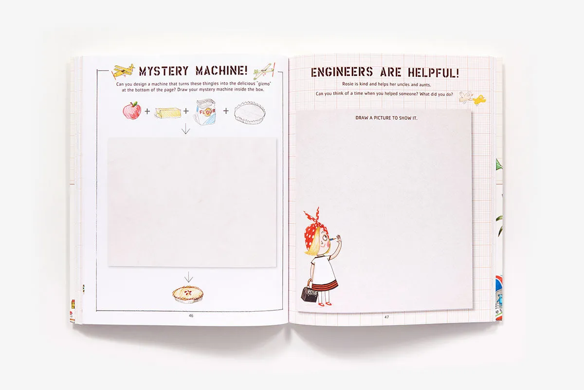 Chronicle Books Rosie Revere's Big Project Book for Bold Engineers aktivitetsbok
