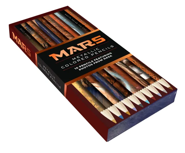 Abrams Mars Metallic fargeblyanter 10 stk NASA