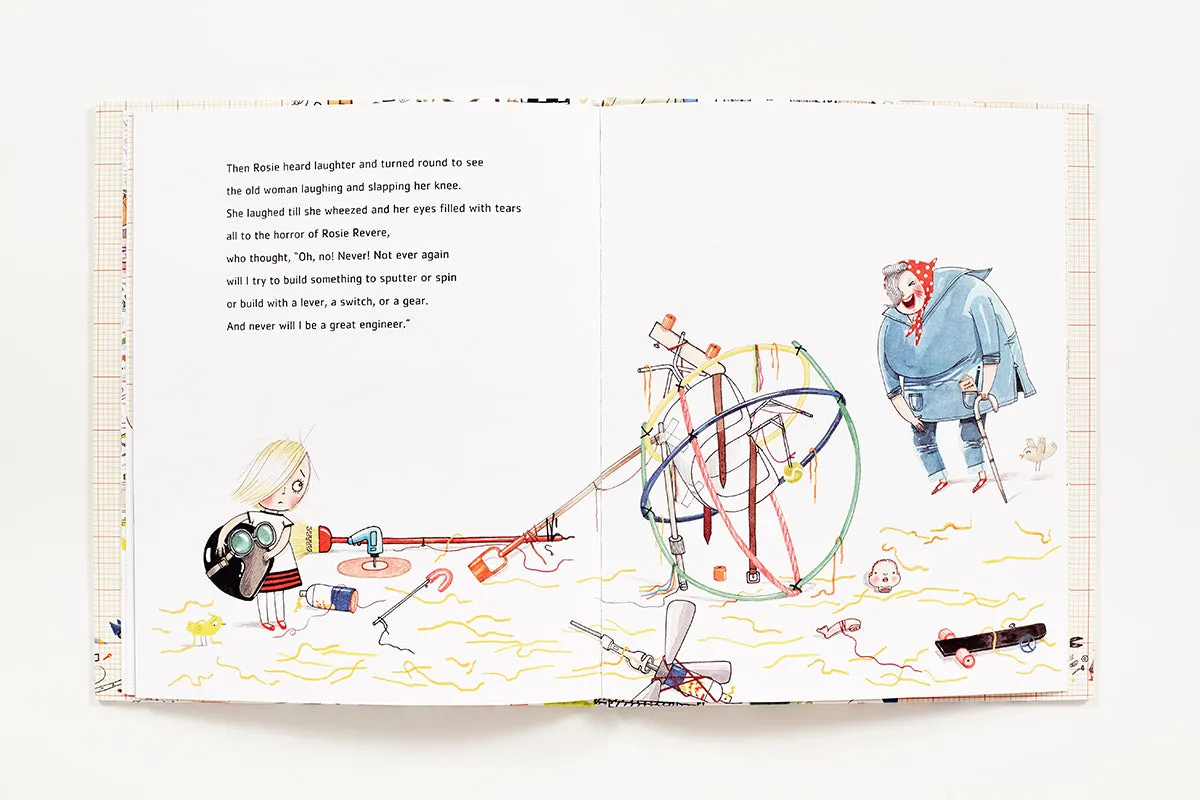 Abrams Rosie Revere Engineer bildebok innbundet barn