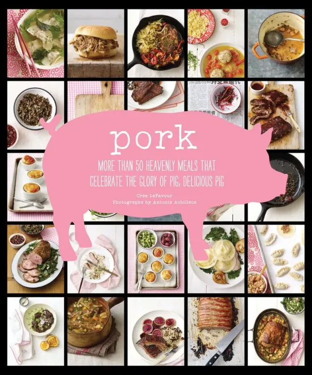 Abrams Pork kokebok innbundet svinekjøtt 120 oppskrifter