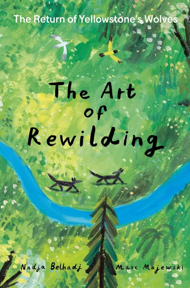 Abrams Art of Rewilding Yellowstone ulver innbundet bildebok 5-9