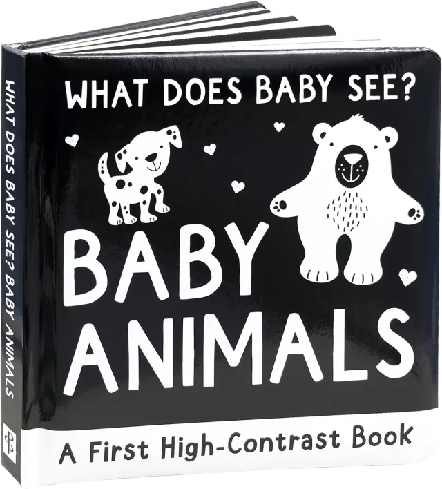 Peter Pauper Press Baby Animals pappbok kontrast 0 år