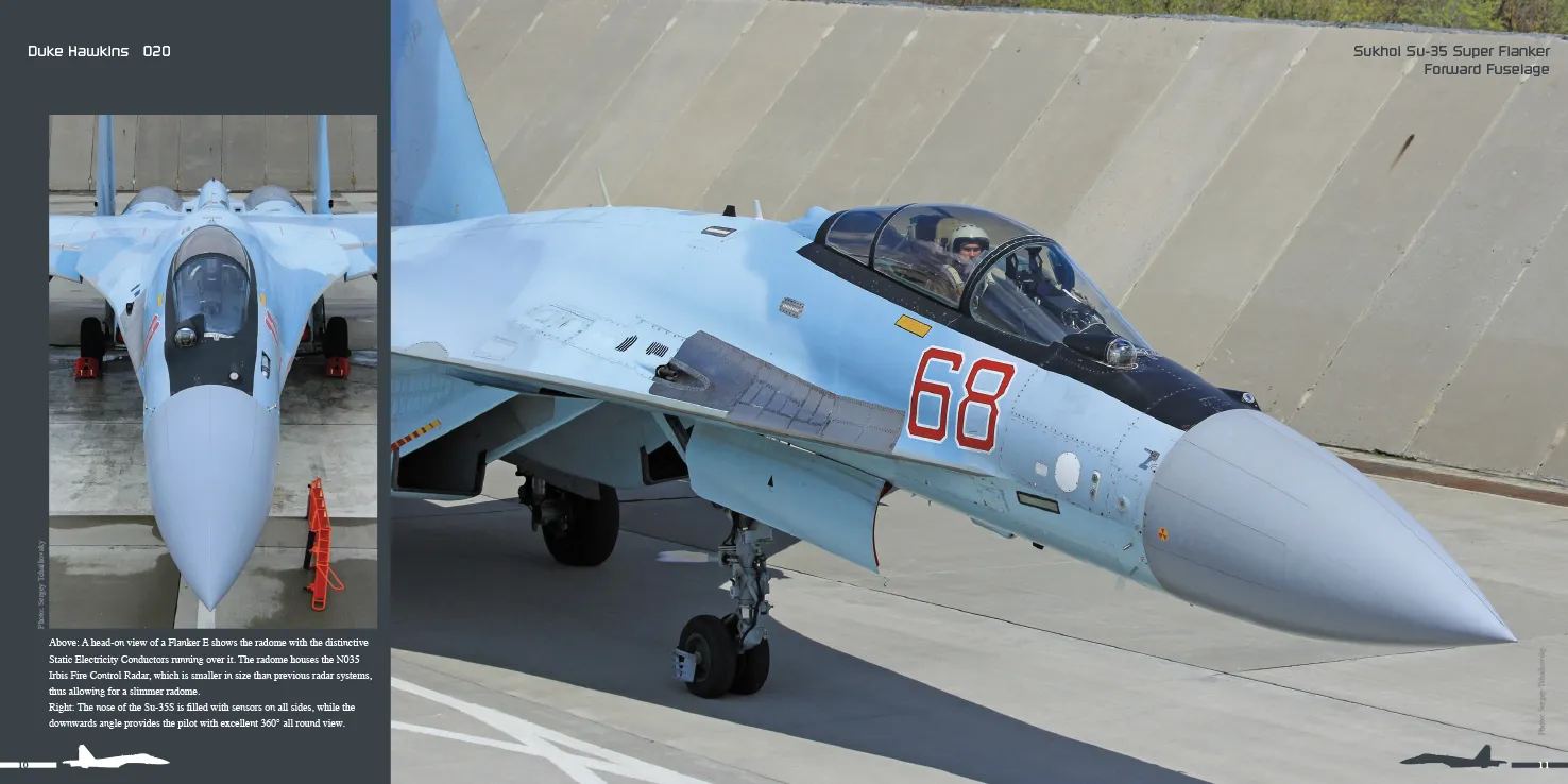 Duke Hawkins Sukhoi Su-35S Flanker E bok 116 sider cockpit