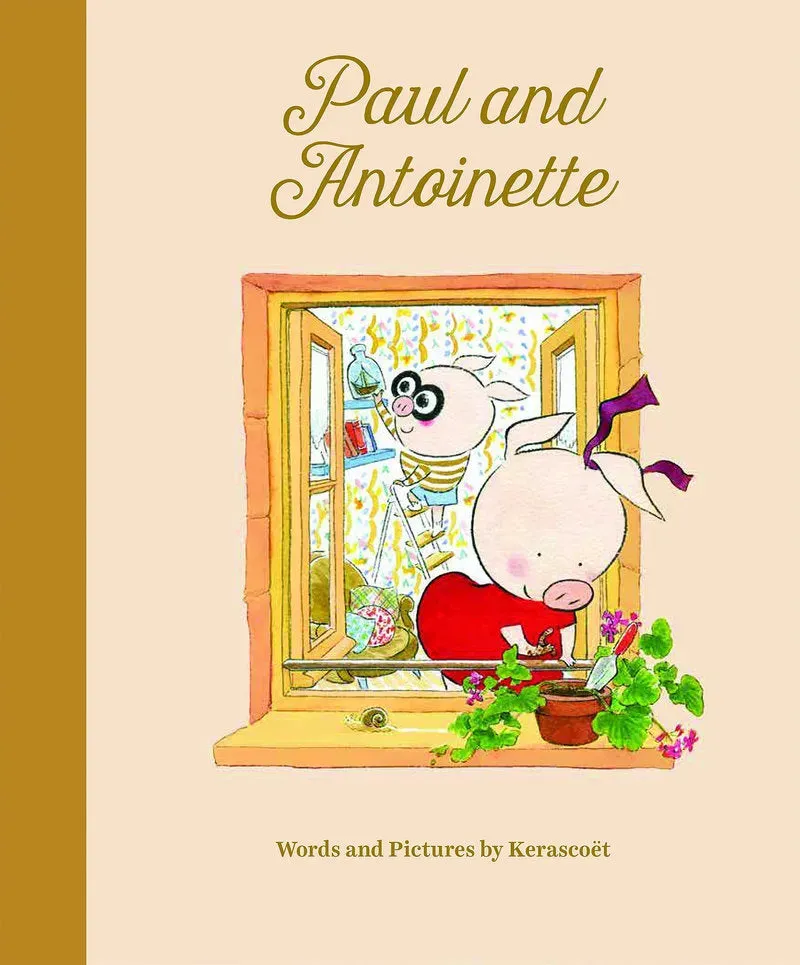 Abrams Paul & Antoinette bildebok innbundet griser