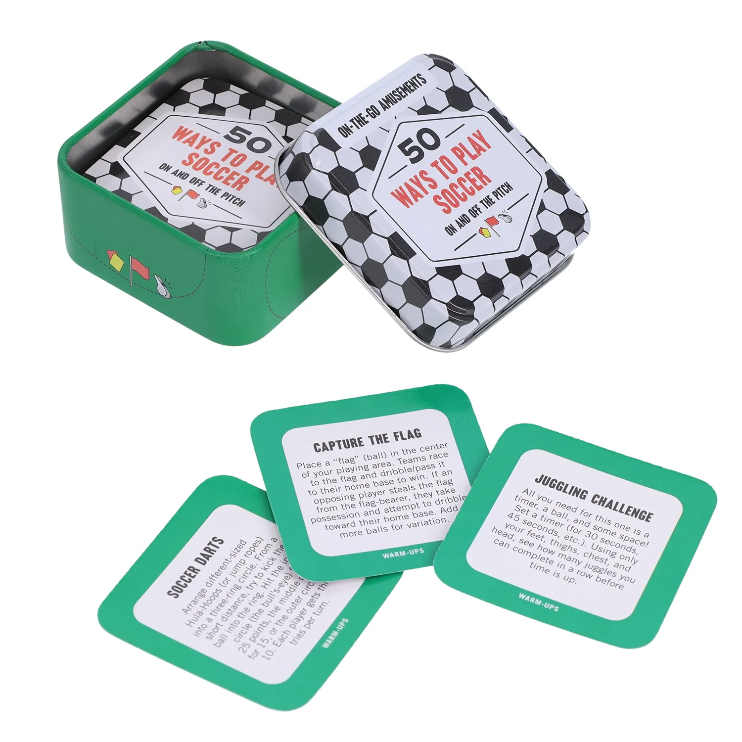 Abrams and Chronicle On-the-Go Amusements 50 Ways to Play Soccer spill