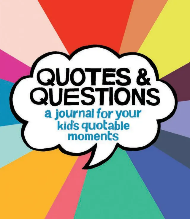 Chronicle Quotes & Questions journal minnebok barn