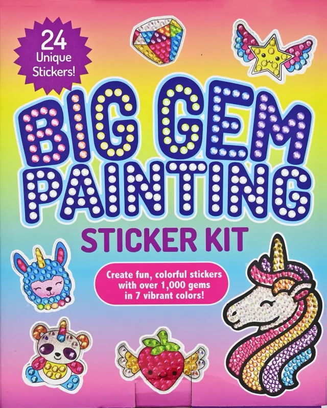 Peter Pauper Press Big Gem Painting Sticker Kit diamantmaling
