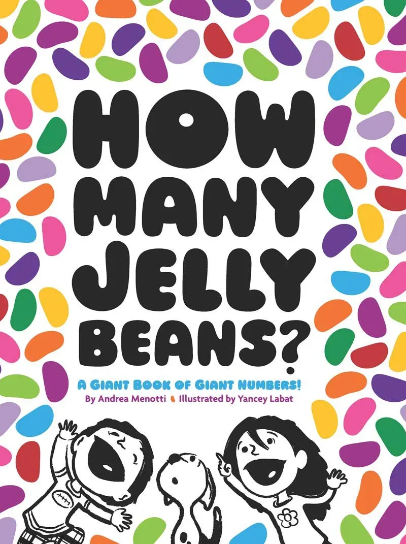 How Many Jelly Beans? bildebok innbundet om store tall