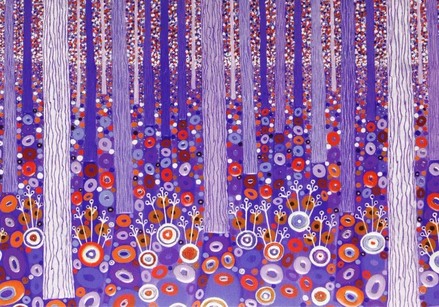 Peter Pauper Press Purple Forest kort 14 stk
