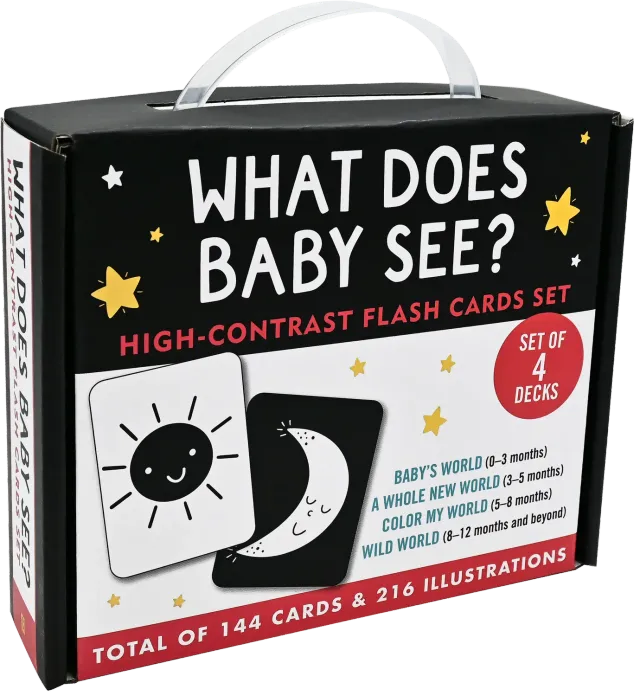 Peter Pauper Press What Does Baby See flashkort 4-pakning