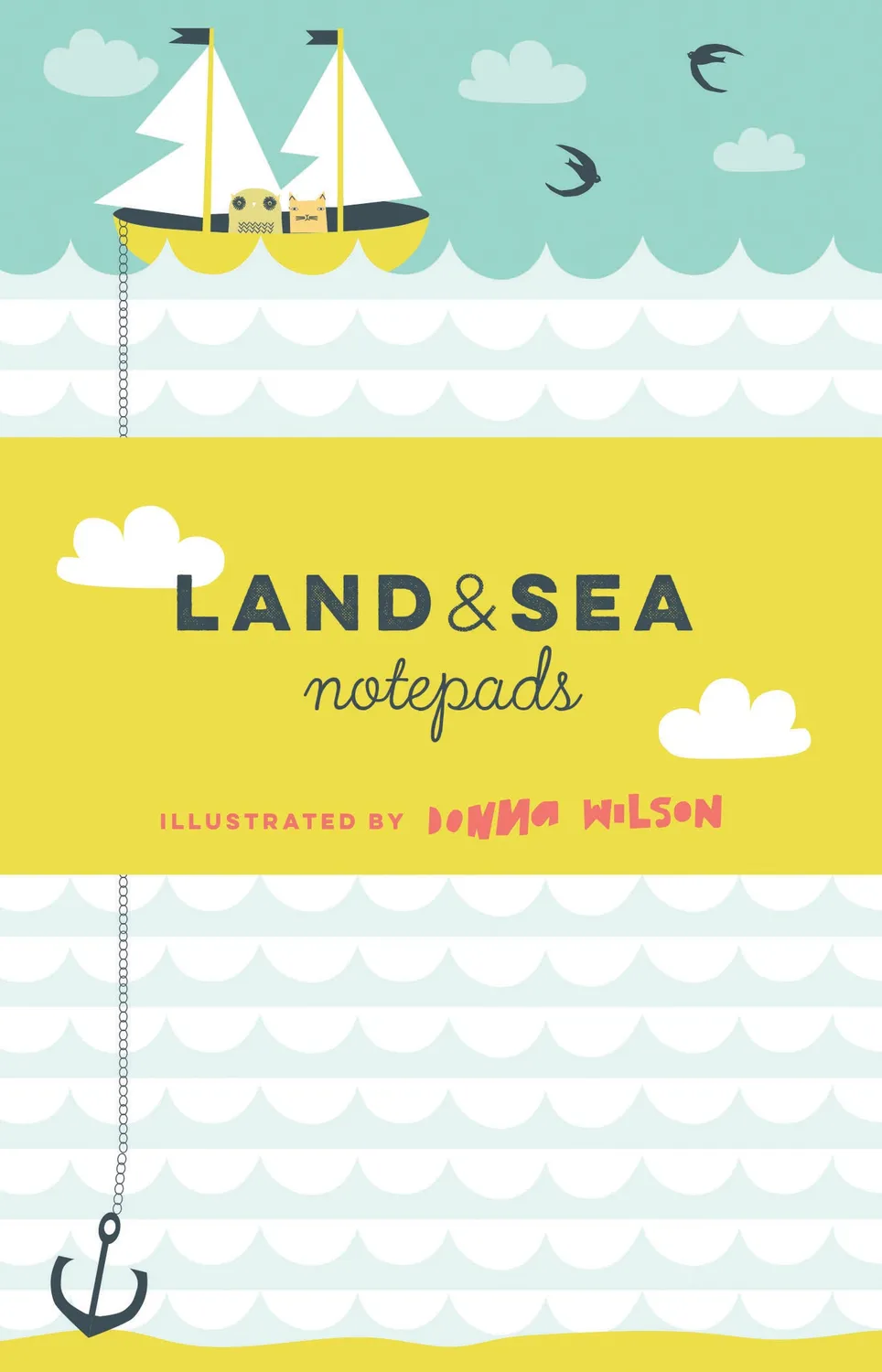 Chronicle Land & Sea Notepads notatblokk 2-pakning