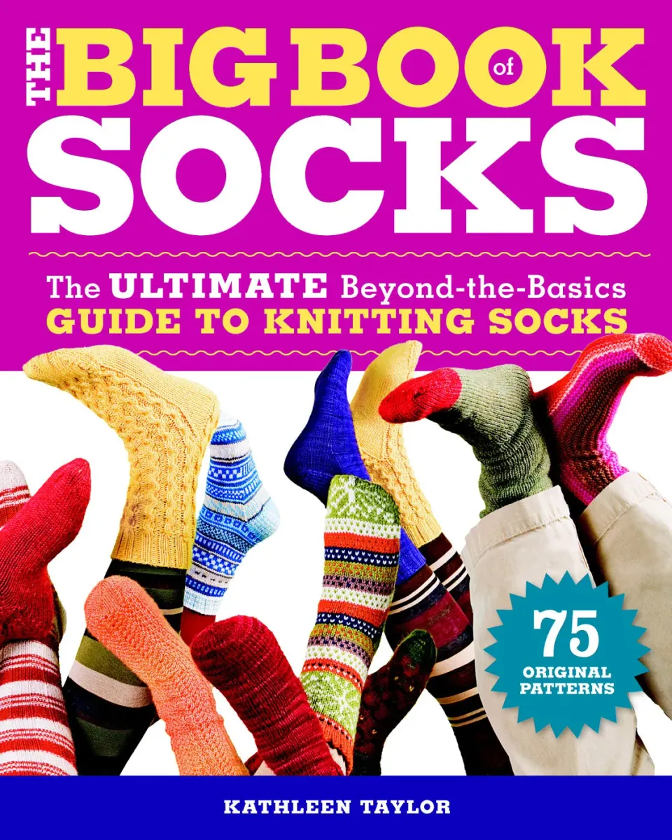 Abrams & Chronicle Books The Big Book of Socks strikkebok pocket sokker