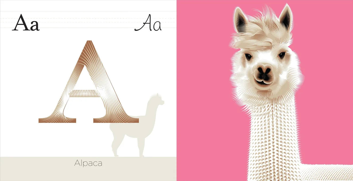 Peter Pauper Press ABC Animals bildebok alfabet dyr innbundet