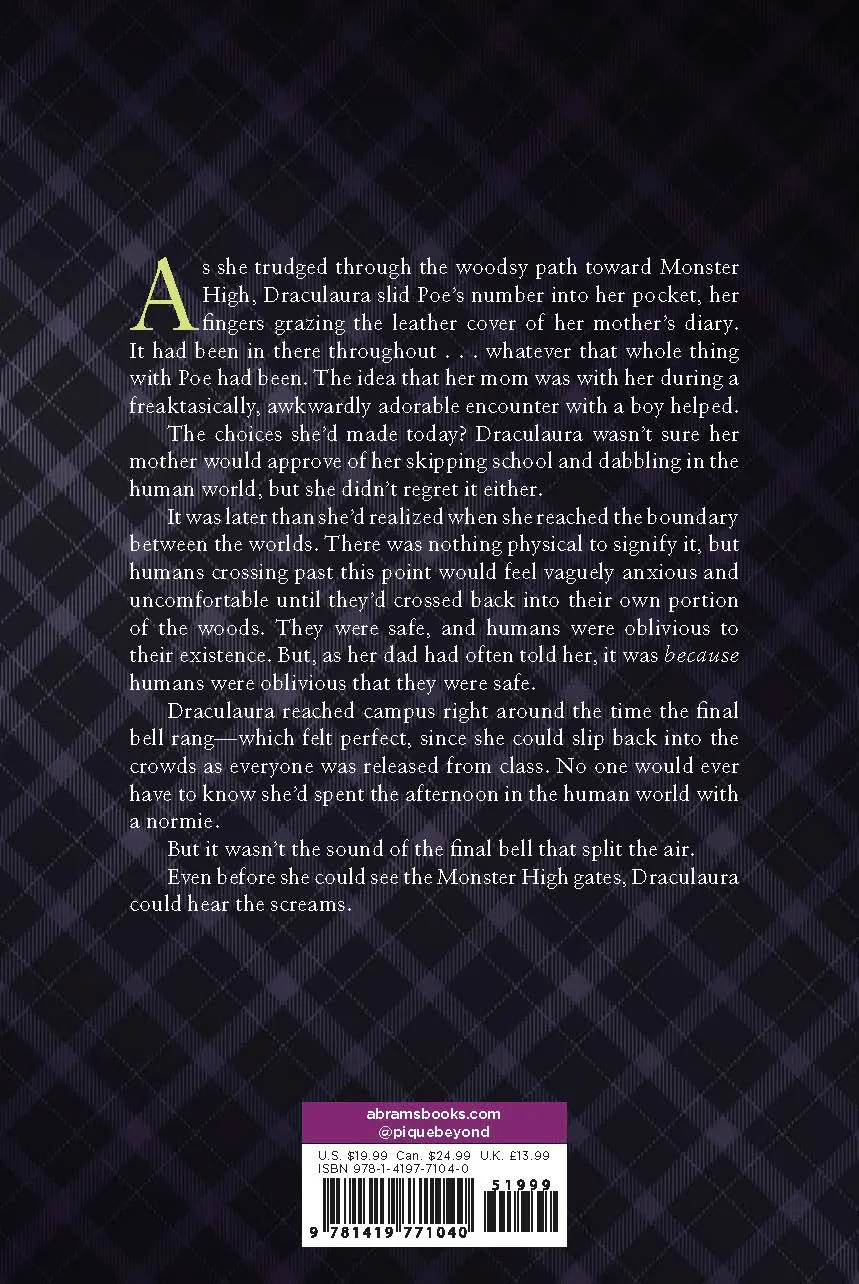 Abrams Once Bitten Twice Dead innbundet bok Monster High