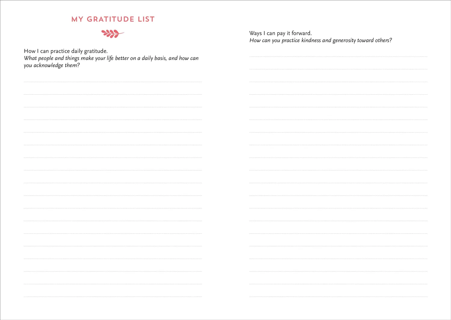 Peter Pauper Press A Daily Dose of Gratitude journal innbundet blomster