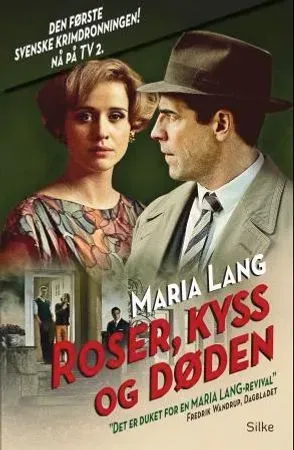 Maria Lang Roser kyss og døden pocket pent brukt