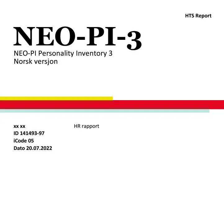 Hogrefe NEO-PI-3 Rapport Leadership og Innsikt digital
