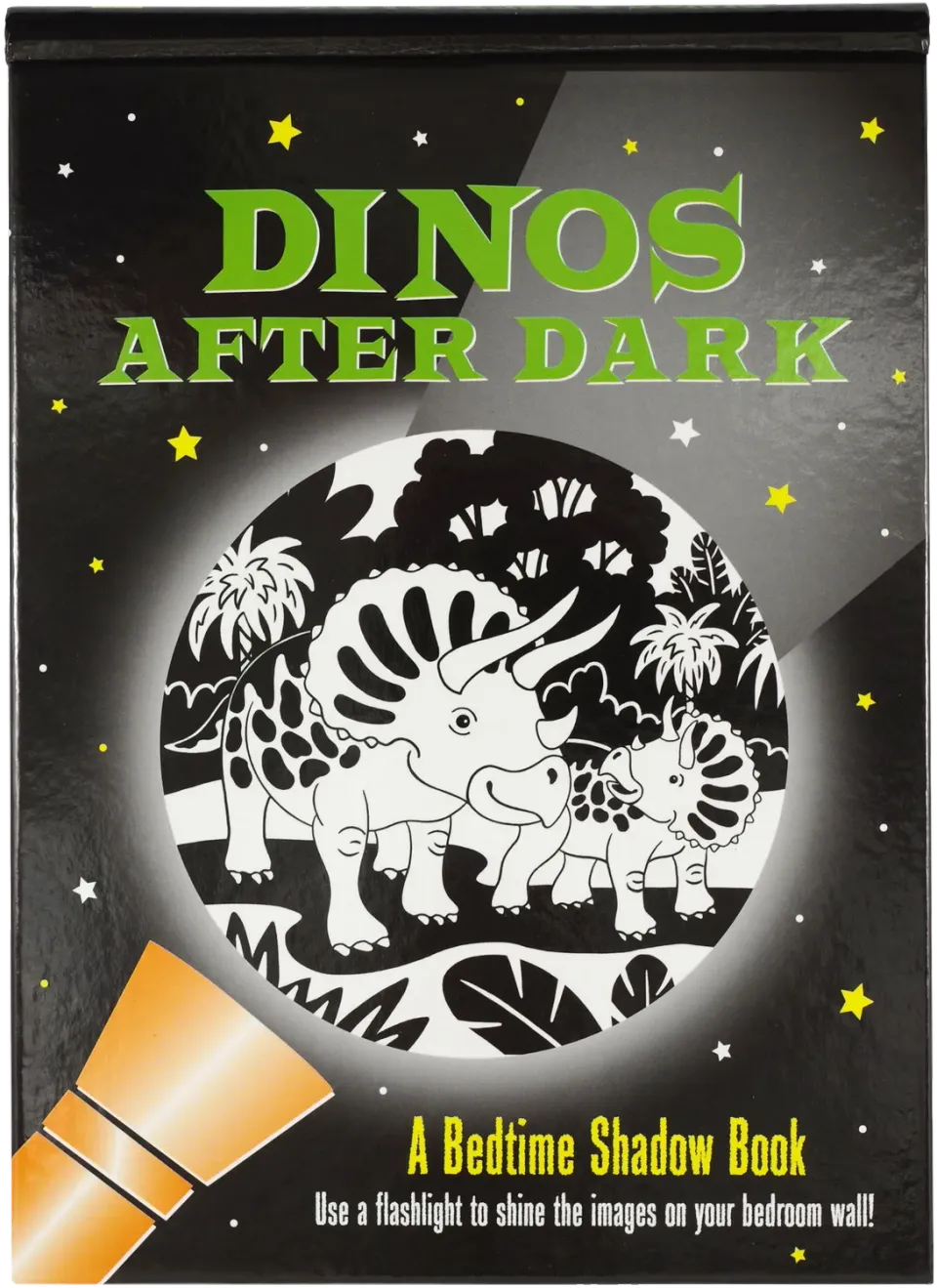 Peter Pauper Press Dinos After Dark barnebok med skyggebilder
