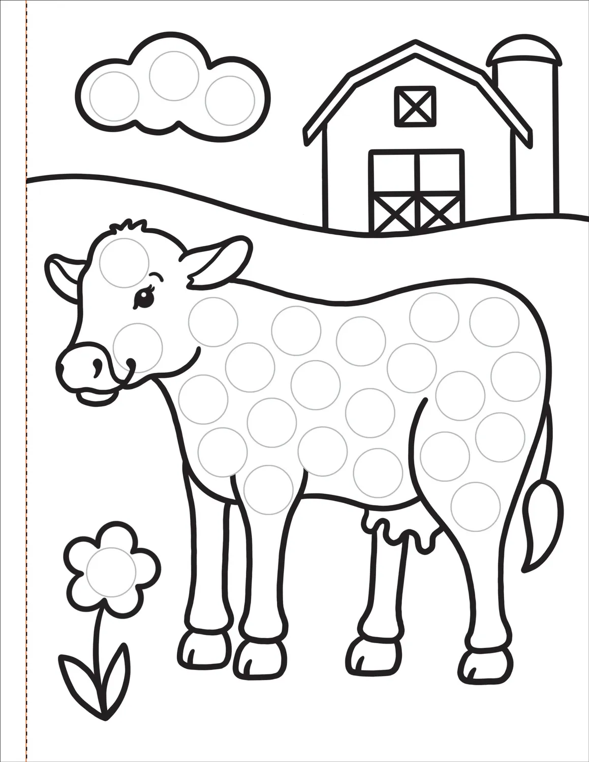 Peter Pauper Press My First Dot Markers fargeleggingsbok dyr