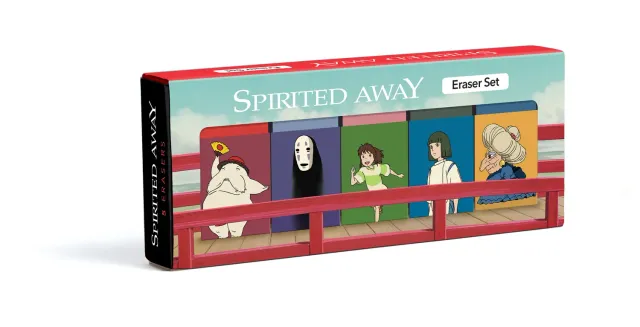 Chronicle Books Studio Ghibli Spirited Away viskelærsett 5 stk